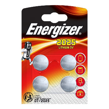 Energizer Lithium 3V CR2025 Blister 4 pièces