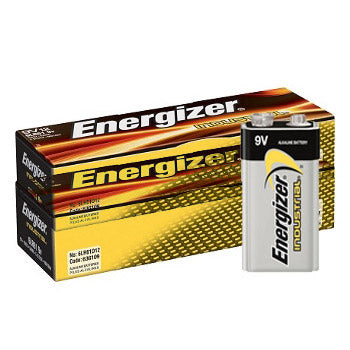 Energizer Industrial 9V Box of 12 pieces