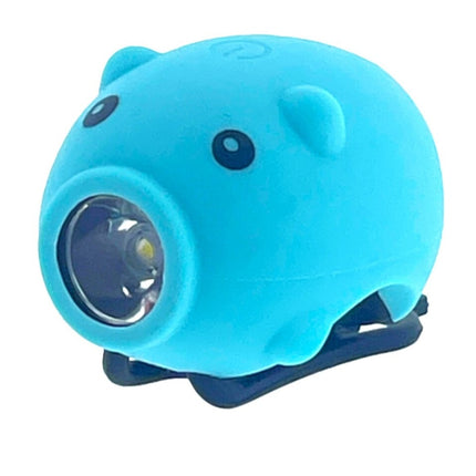 PexKids LED lamp pig with horn blue