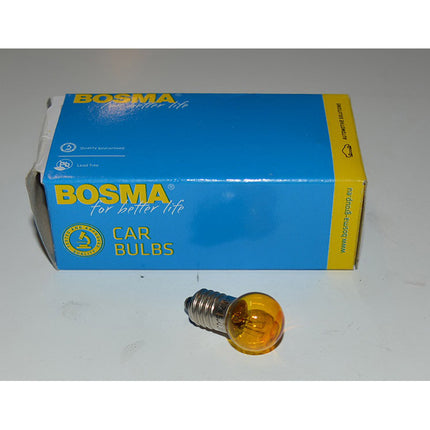 Lamp 12V 7.5W E10 geel  Solex Frankrijk