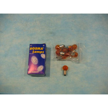 Lamp 12V-10W BA9S oranje
