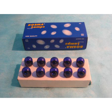 Lamp 12V-10W BA15S blauw