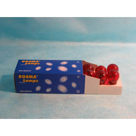 Lamp 12V-21W BA15S rood