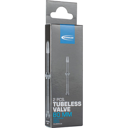 Schwalbe tubeless valve 80 mm set of 2