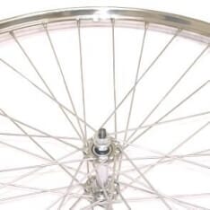 Roue avant Roland 28 x 1 1/2 HL32 jante alu rayons inox