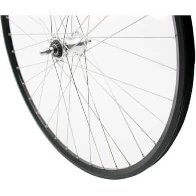 Roue avant Roland 28 HB-IM40 RB ZAC2000 noire rayons inox
