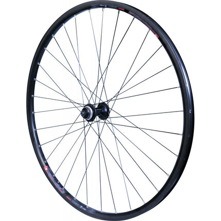 Roue avant Velox Mach1 M910 28" Shimano QC400 disque QR noir.