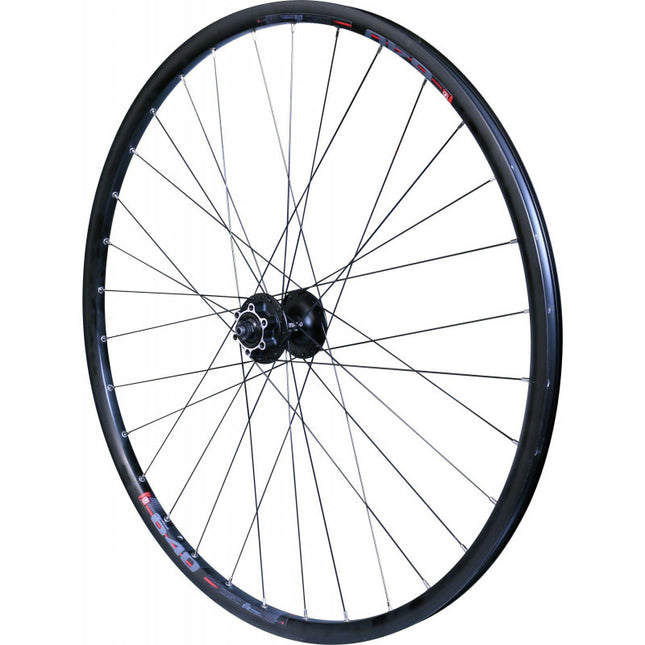 Velox voorwiel Mach1 M640 28" Deore M475 disc zwart