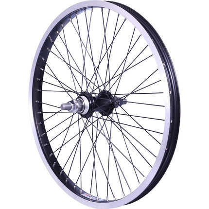 Roue arrière Velox BMX Cargo 20" roue libre axe 14mm 48 rayons noir