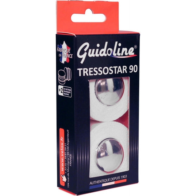 Ruban de cintre Velox Tressostar 90 coton blanc (2 pcs)