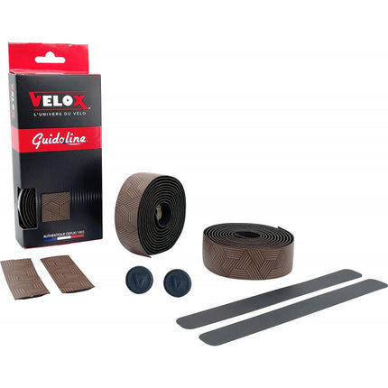 Velox handlebar tape Ultra Grip 2.5 brown (2 pcs)