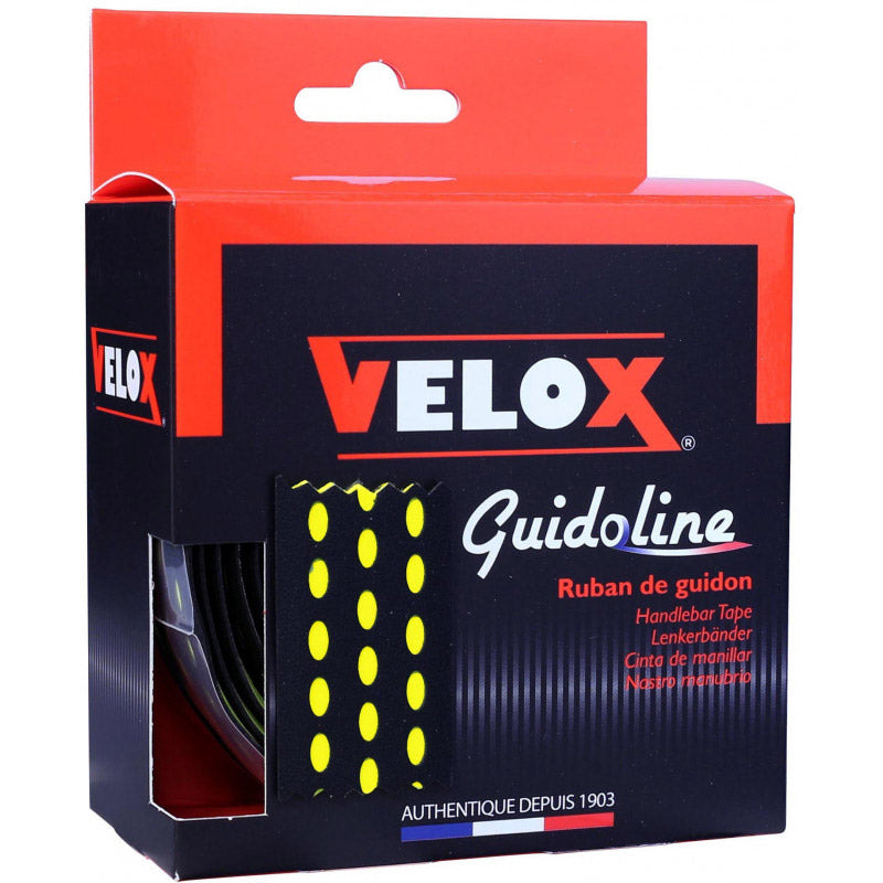 Velox stuurtape Bi-color 3.0 zwart/geel (2st)