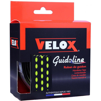 Ruban de cintre Velox Bi-color 3.0 noir/vert citron (2pcs)