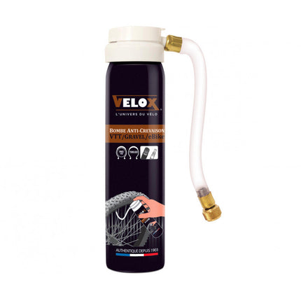 Velox liquide anti-crevaison VTT / gravel Presta/Schrader 75ml