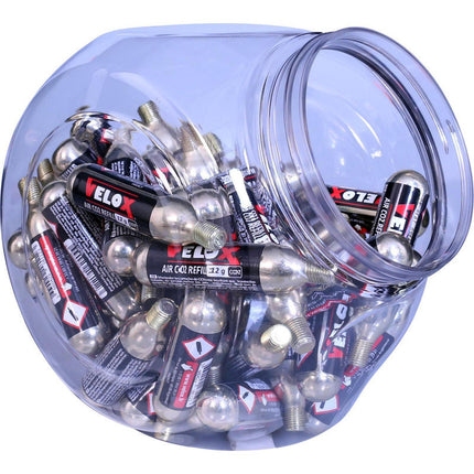 Cartouche de CO2 filetée Velox 12g (50 pièces)
