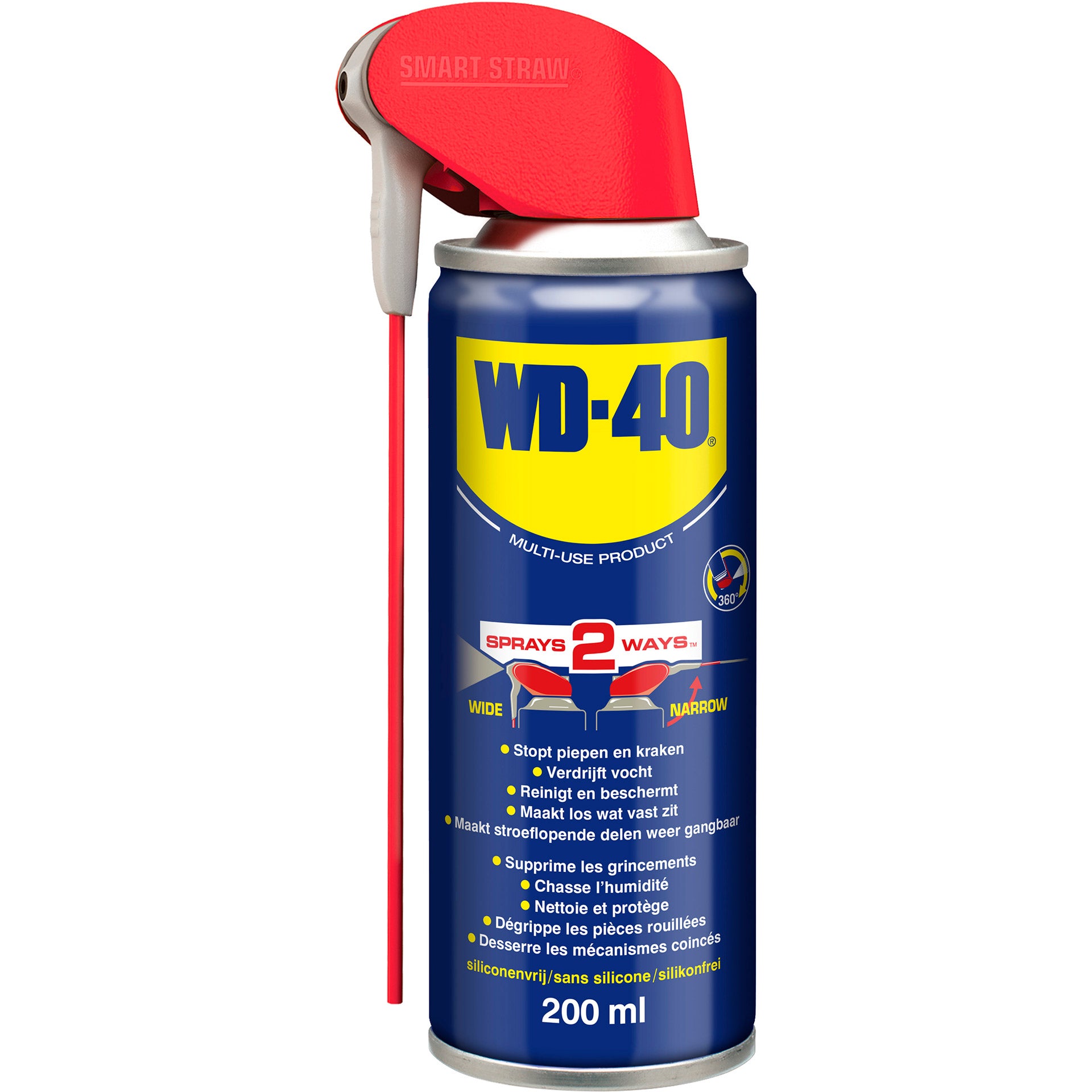 WD40 multispray met Smart Straw 200ml