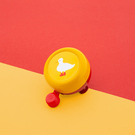 Sonnette Widek Explorer Sleepy Duck rouge/jaune