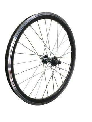 Voorwiel 20x1.75 Alu Zwart