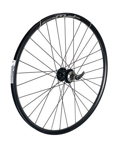 VOORWIEL 26X1.75 ZWART Schijfrem 6-gaats
