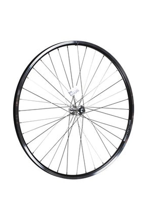 VOORWIEL 28" 622 Zwart velgrem geslepen zijkant RVS spaak