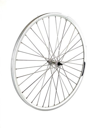 VOORWIEL 28" 622 Zilver Dynamic dak rvs spaak