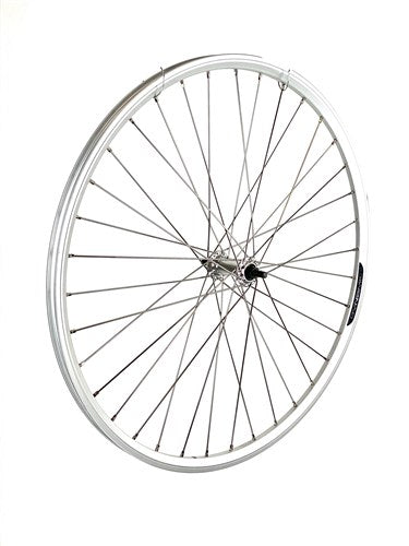 VOORWIEL 28" 622 Zilver Dynamic dak rvs spaak