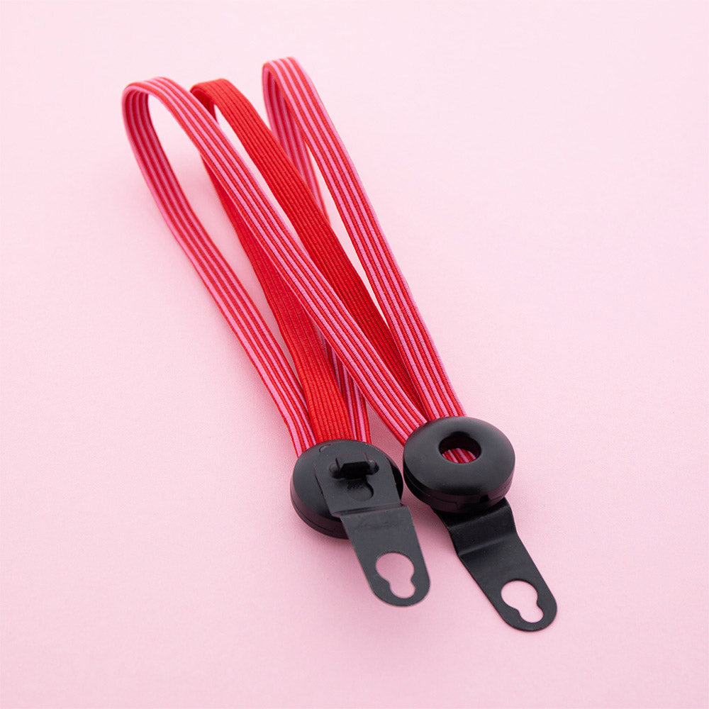 Widek snelbinder Explorer 16" zwarte beugels rood/roze