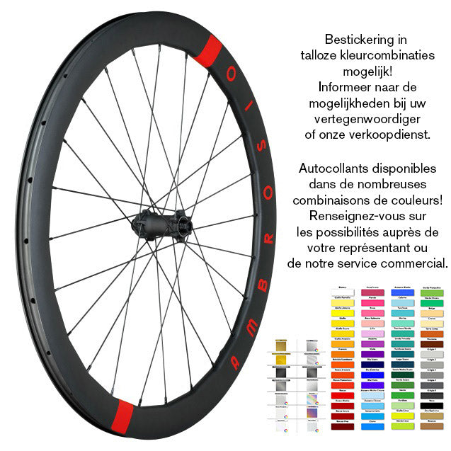 Ambrosio wielset Juliet 28" disc centerlock carbon