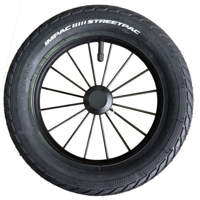 Aanhangwagen-wiel m/band 12" gespaakt 502975 mini boy