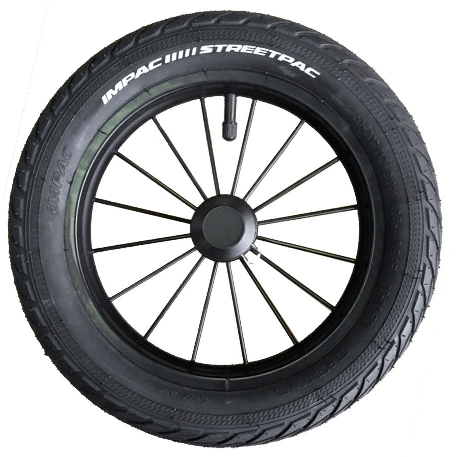 Aanhangwagen-wiel m/band 12" gespaakt 502975 mini boy