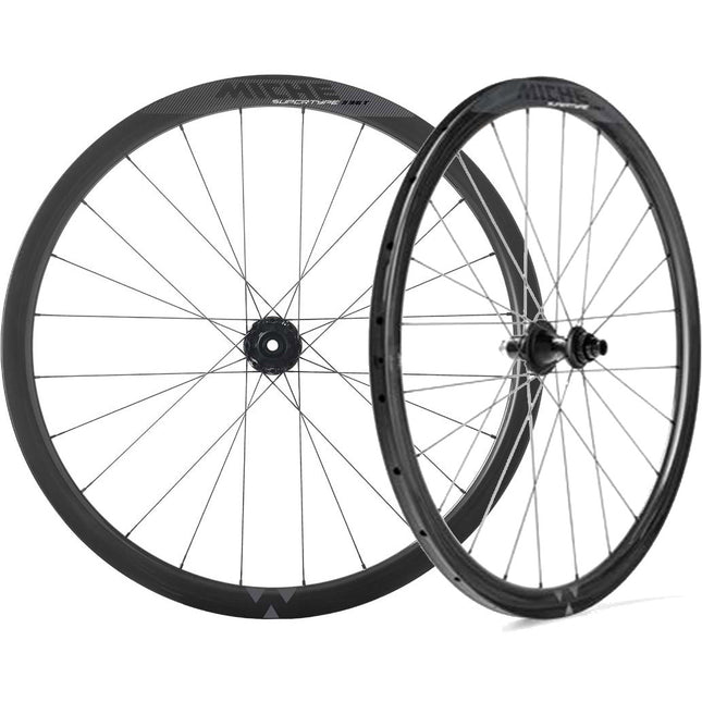 Miche wielset Supertype 336TDX 28" Shimano naaf tube carbon