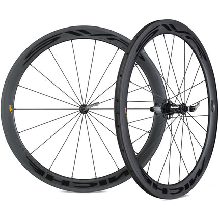 Miche wielset SWR full carbon 50/50 zwart Campa