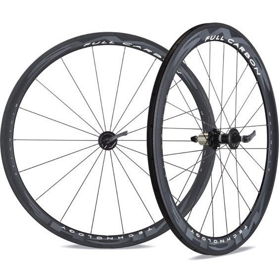 Miche wielset SWR full carbon 50/50 grijs Campa