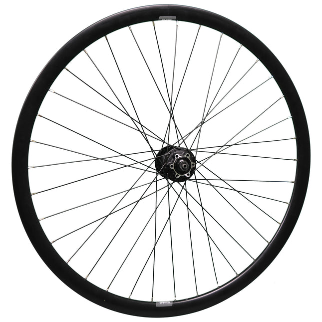 Front wheel 28" disc 475 hub dropout Dutch 19 rim 36g black
