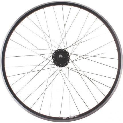 Roland front wheel Exal 28" hub dynamo rim aluminum black