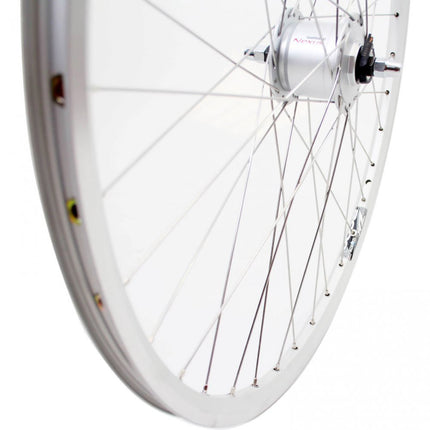 Roland front wheel ZAC2000 28" 36g hub dynamo silver