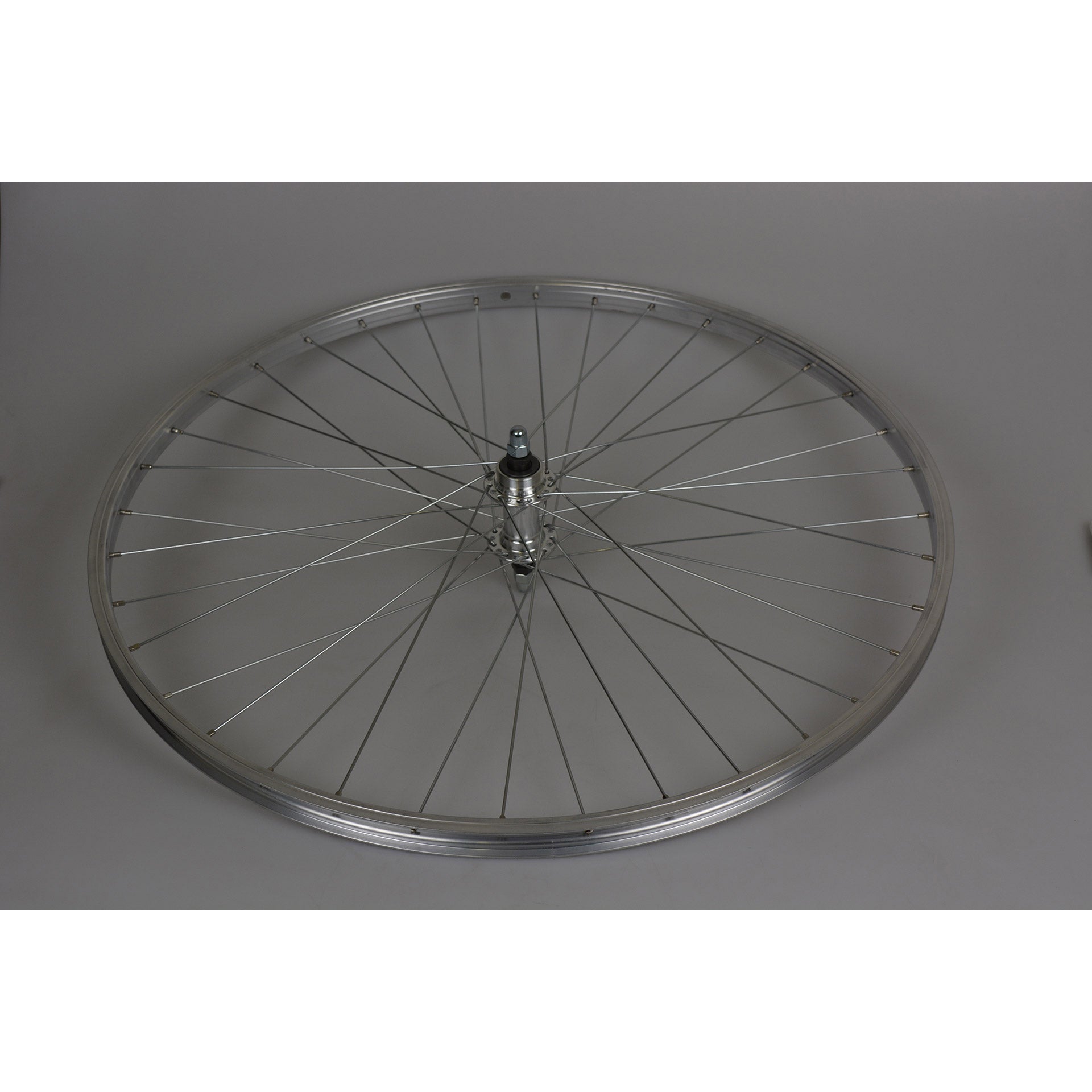 Achterwiel 28" velg Beretta vaste as alu eco freewh. zilv.