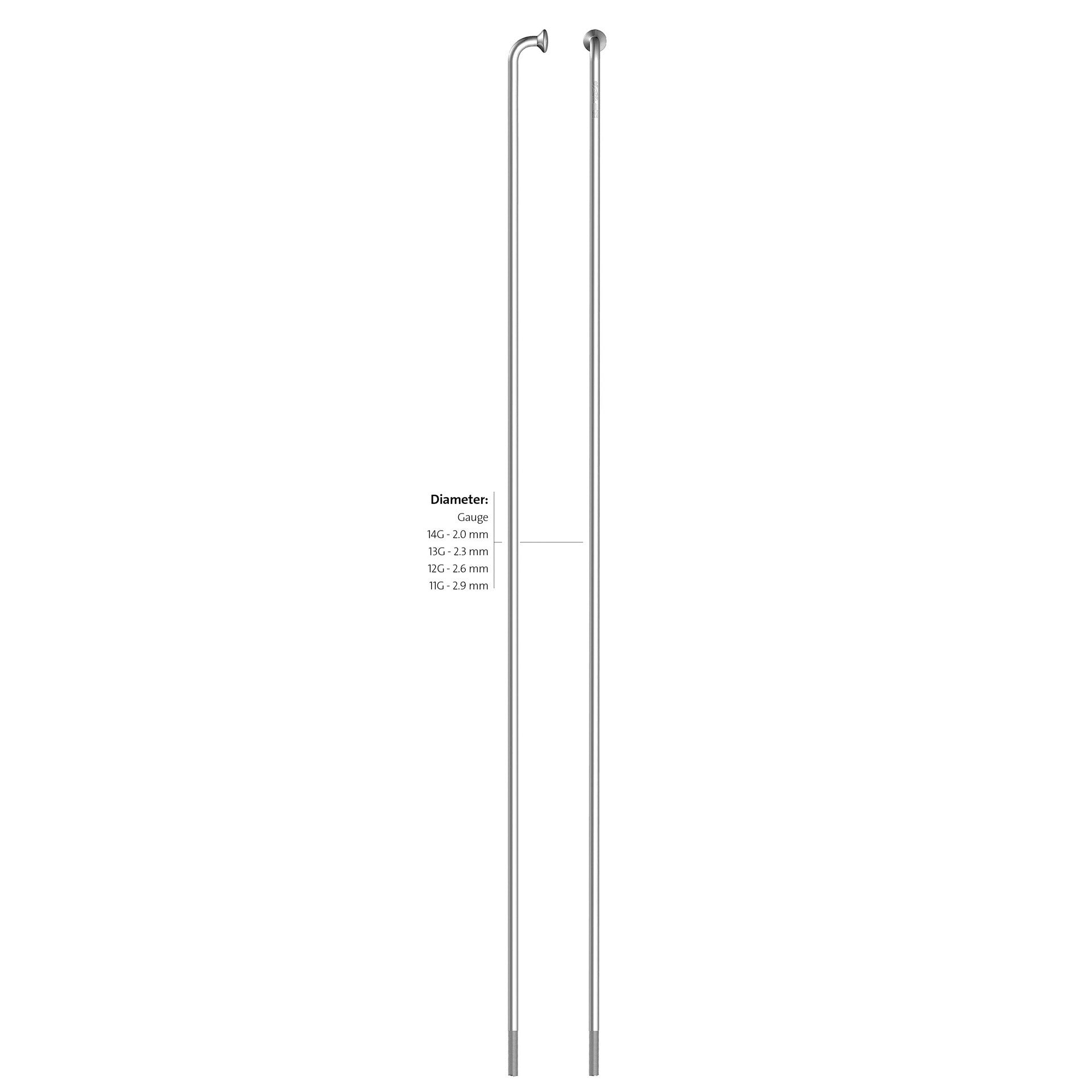 Sapim spaak 12-186 zonder nippel zink Camino (500st)