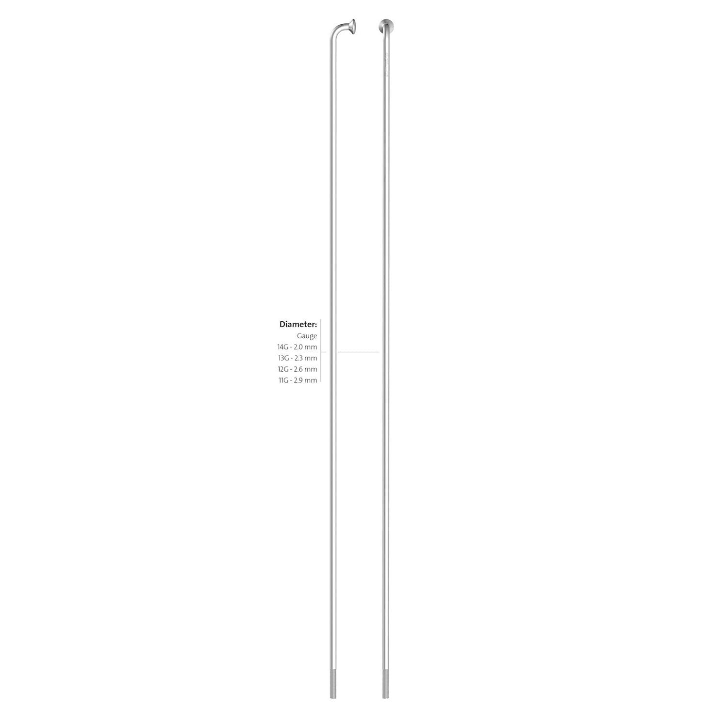 Sapim spaak 12-188 zonder nippel zink Camino (500st)