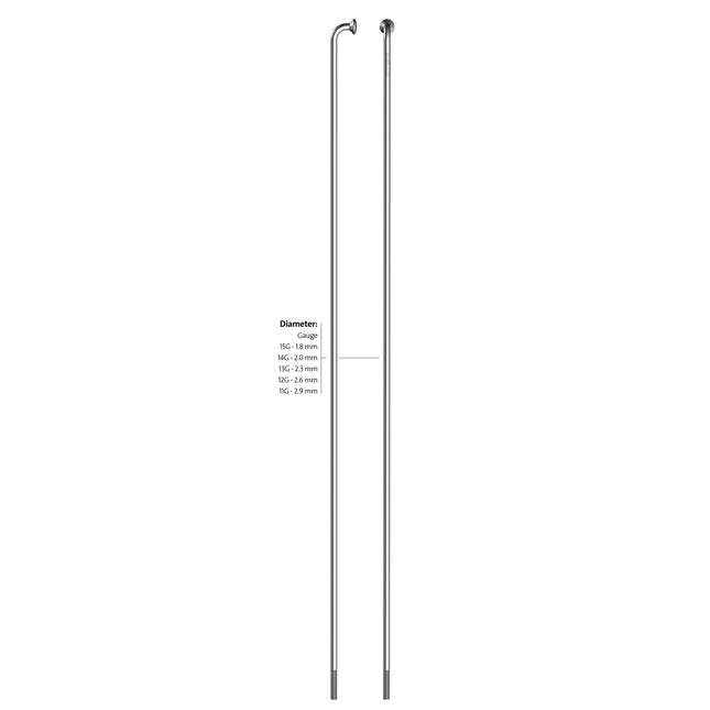 Rayon Sapim 13-224 Leader Inox sans écrou (100 pcs)