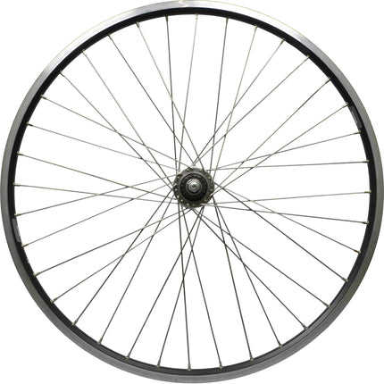 Voorwiel 26 19-559 ZAC19 zw Rollerbr. aansluit spaak14 RVS