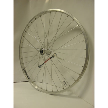 Front wheel 26-1.75/1.90 559 dropout aluminum rim Paralex silver