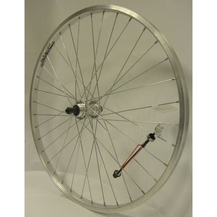 Achterwiel 26-1.90 559 pion uitval alu velg Paralex zilv