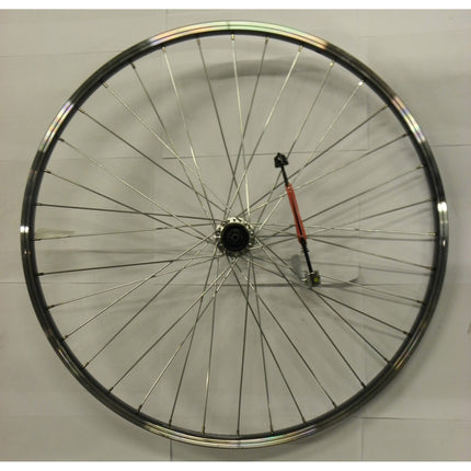 Roue arrière 26-1.75 559 8V cassette axe rapide jante alu Paralex noir