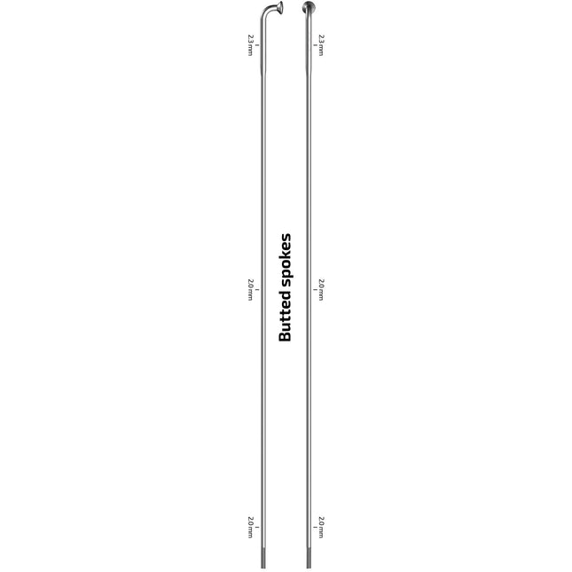 Sapim Spaak 13-310 E-Strong zonder nippel zwart (1000st)