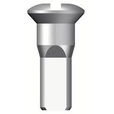 Sapim spoke nipple 13G round 14.5mm silver (100 pcs)