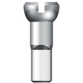 Sapim spaaknippel 14 Polyax 16mm zilver messing (100st)