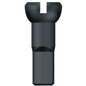 Sapim spaaknippel 14 Polyax 14mm zwart aluminium (100st)