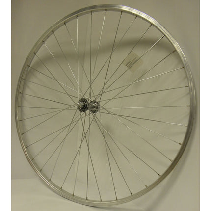 Roue avant 27-15/8-11/4 630 moyeu chr./jante alu