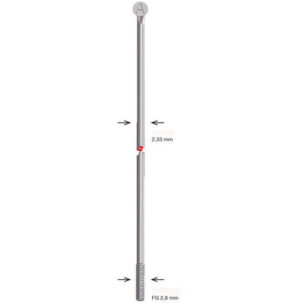 Alpina Rayon Zinc 13-152 sans écrou argent (144p)